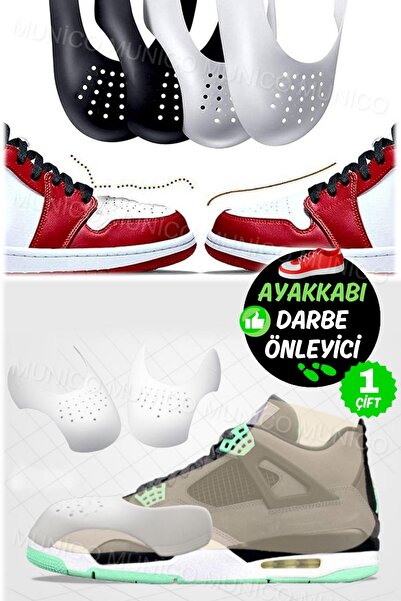 Munico Tüm Bedenlere Uyumlu Darbe Emici Koruma Aparat Ayakkabı Kırışıklıklarına Karşı Ayakkabı Koruyucu