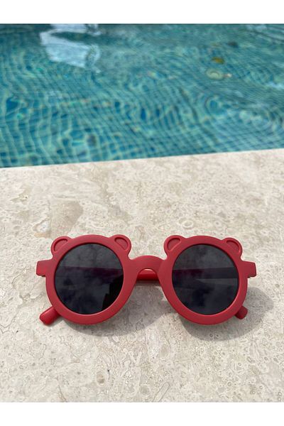 Jolly Kids UV 400 Protected Sunglasses for Baby Boy Girl - Teddy Bear Model Boxed