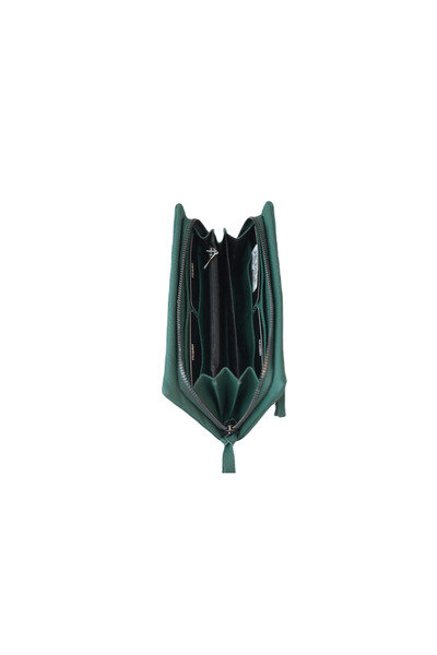 GUARD Yeşil Guti Mat El pörtföyü Cüzdan