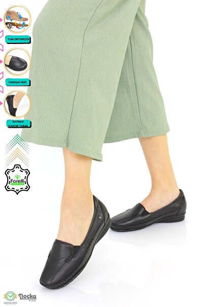 Forelli Kadın Hakiki Deri Günlük Ortopedik Ayakkabı F24/CM1306Y