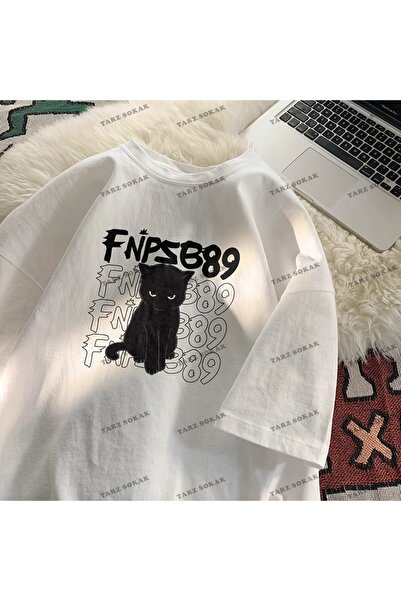 Adrift Tricou Y2K Unisex Harajuka Anime Retro Kawai Kuromi Cod-Albastru-Autoc...