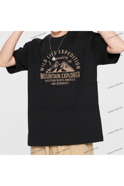 Adrift Tricou Y2K Unisex Harajuka Anime Retro Kawai Kuromi Cod-Albastru-Etich...