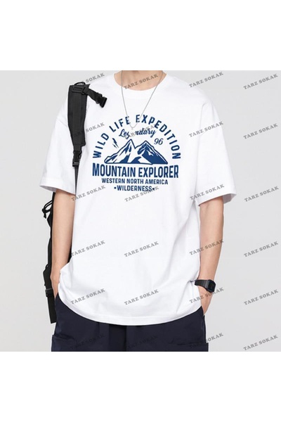 Adrift Tricou Y2K Unisex Harajuka Anime Retro Kawai Kuromi Cod-Albastru-Etich...