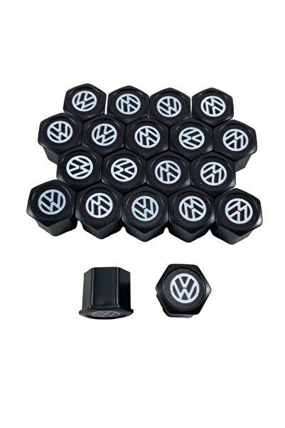 Cartex VOLKSWAGEN 17 MM 20 Lİ TAKIM SET OTO ÇELİK JANT BIJON KAPAĞI