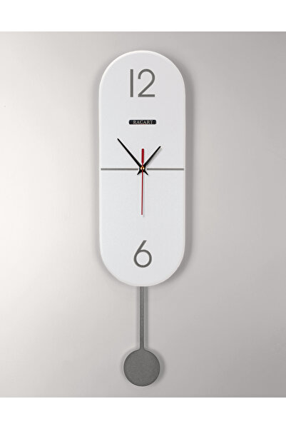 RacartShop Tik Tak Hareketli Sarkaçlı Saat, Hediye Duvar Saati, Mutfak Saati,...