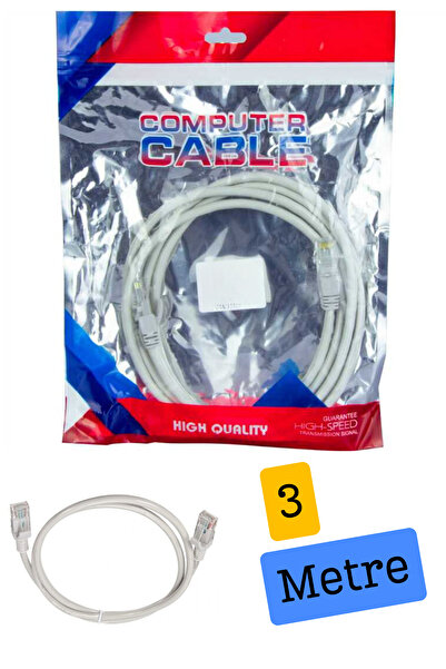 Sendemix Hızlı ve Güvenilir Veri İletimi için 3 Metre Cat6 Ethernet Kablosu