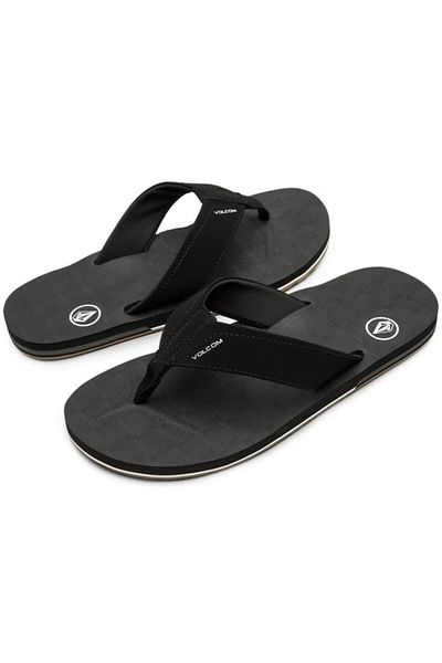 Volcom Victor Blk Slippers - Comfortable Design
