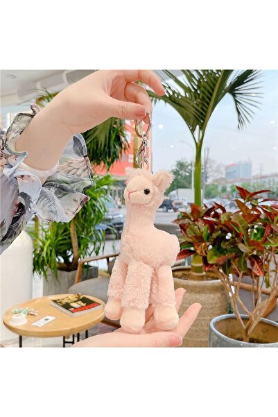 QUEEN AKSESUAR İthal lüks büyük dev boy sevimli lama peluş yumuşak tüylü hayv...