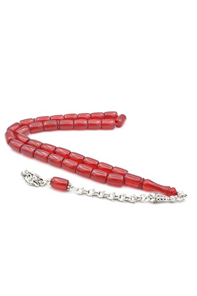 Murty99 Албански флагелирани капсуловидни броеници от червен кехлибар, изцеде...