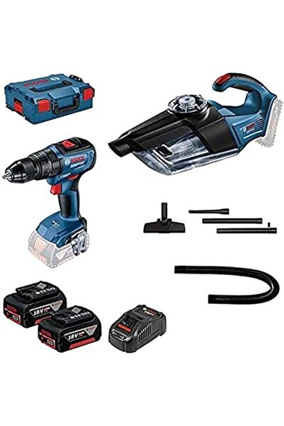 Bosch Professional GSB 18V-50 Akülü Darbeli Delme Vidalama Makinesi + GAS 18V...