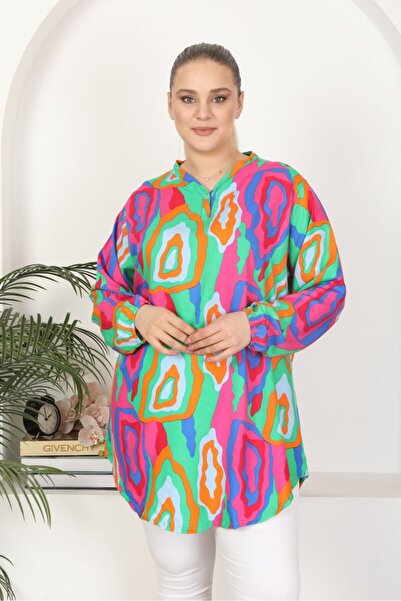 Tunikteks Woven viscose soft comfortable patterned tunic