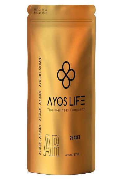 ayosnet شريط AR بتقنية ترانسديرمال (25 قطعة)