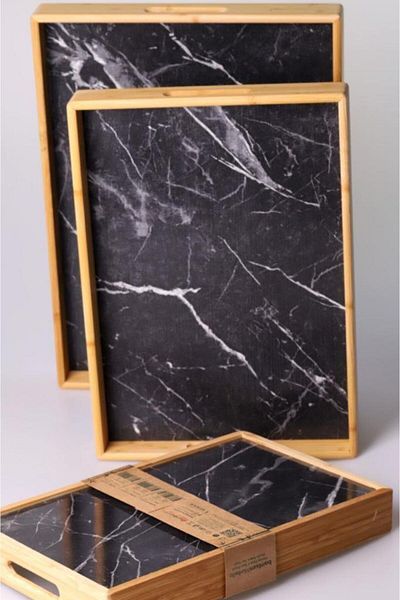 Atbyhome Bambum - Marbella Black Set of 3