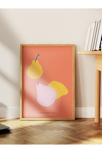 Postifull Πολύχρωμη αφίσα Bohemian Frameless - Αισθητική διακόσμηση τοίχου, για σαλόνι, χωλ, κουζίνα