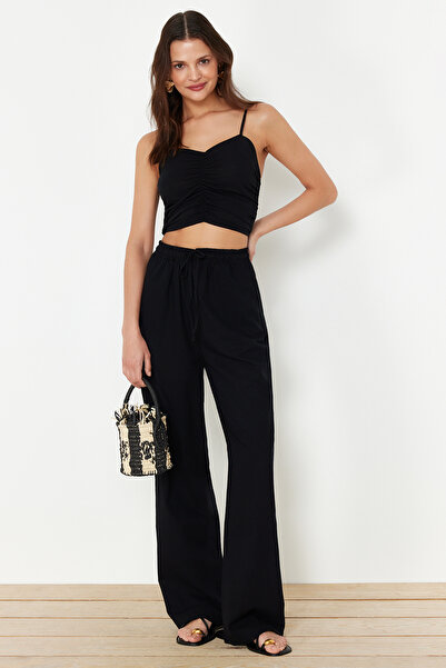 Trendyol Collection Black Blouse and Pantalon Suit Tbess24Au00076