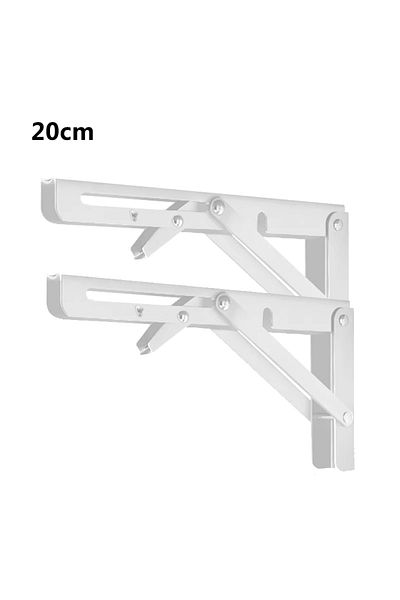 Choice 2pcs Triangle Folding Angle Bracket Heavy Support Adjustable Wall Shelves Mounted Bench Table She...