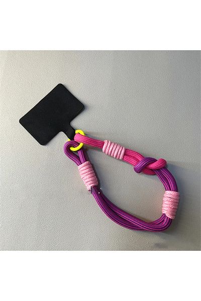 Choice Korean Mobile Phone Cute Knot Portable Anti-loss Hand Bracelet Chain For Iphone 15 14 Pro Max Sam...