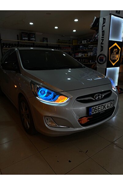 at aydın tuning HYUNDAİ ACCENT BLUE UYUMLU - FAR İÇİ O TİP RGB ANGEL 16 RENKLİ KUMANDALI