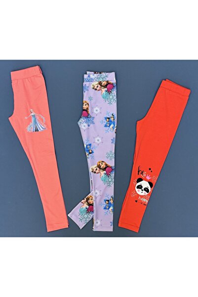 Baby Ella's 3 - 8 Yaş Mevsimlik Pamuklu Üçlü Tayt Set