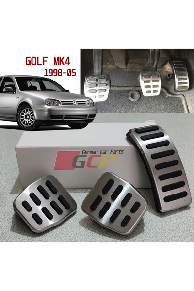 GCP German Car Parts Golf 4 Pedal Seti - Golf MK4 Krom Spor Pedal Aksesuar