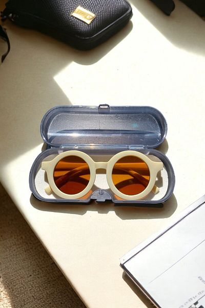 Jolly Kids UV 400 Protection Sunglasses for Baby Boy Girl - Bone Scandinavian Model