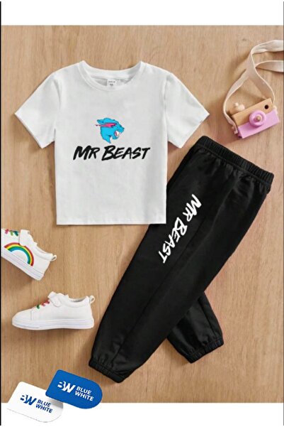 FRİENDS KİDS Σετ μπλουζάκι-φούτερ για αγόρια/κορίτσια ''Mr Beast''