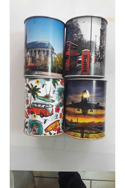 ATLAS TOYS TENEKE KUMBARA KÜÇÜK BOY(KENDİNDEN BASKILI) 4 ADET