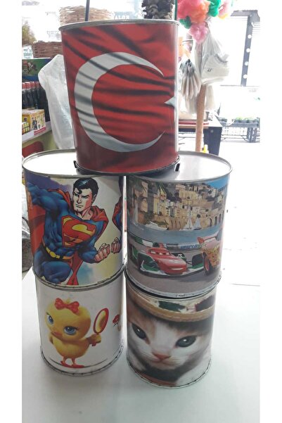 ATLAS TOYS TENEKE KUMBARA ORTA BOY(KENDİNDEN BASKILI) 5 ADET