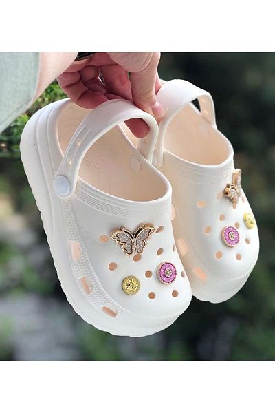 Pandalina Butterfly Patterned Phylon Sandals for Mother and Daughter - Light Sole and Non-Slip Slippers
