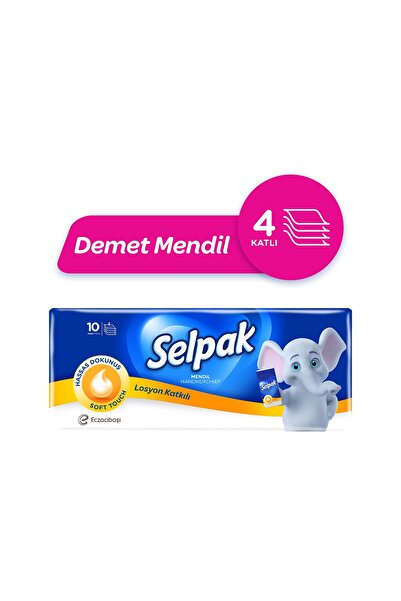 Selpak ® Losyonlu Mendil 100'lü (10*10)