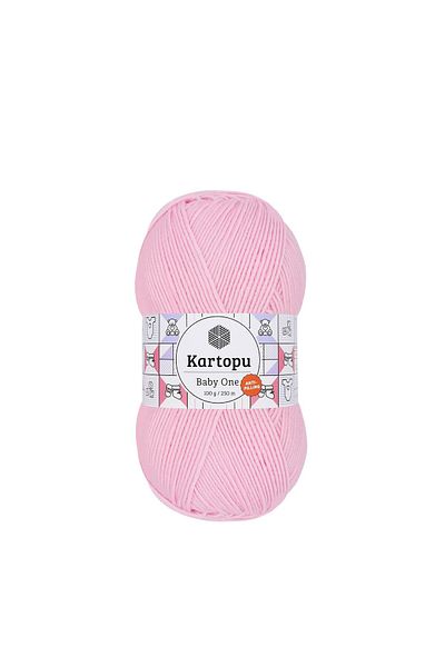 Kartopu 5 Pieces Pink Light Baby Snowball - Baby One K782