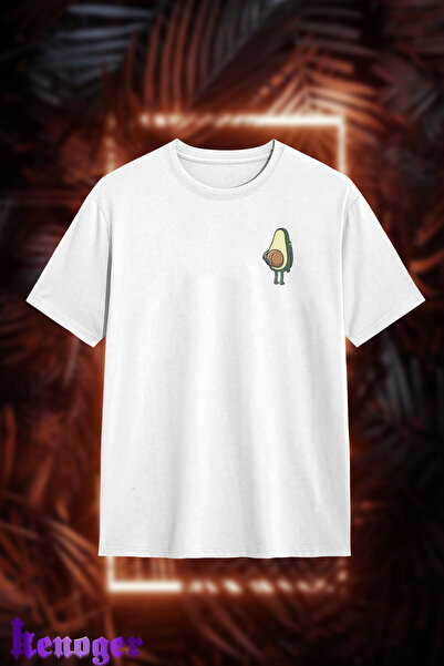 kenoger Unisex Oversize - Μπλουζάκι με στάμπα αβοκάντο