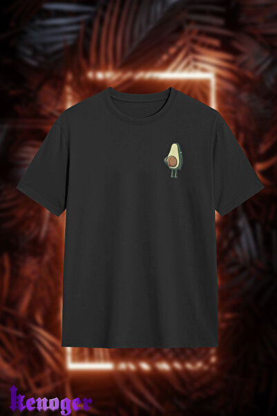 kenoger Unisex Oversize - Μπλουζάκι με στάμπα αβοκάντο