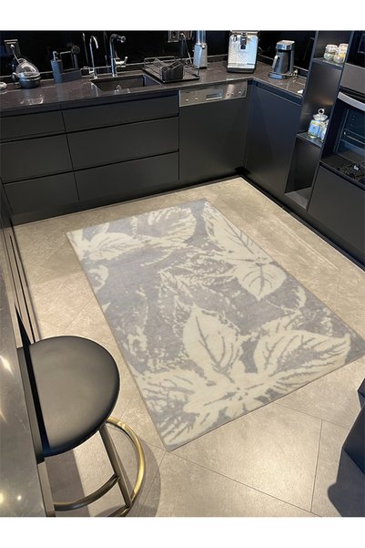 Rugs Modern Halı Covor țesut, cu motive de frunze, flori și copaci în culori ...