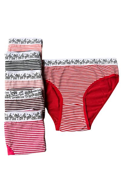 Dondeza Chiloți Bikini 6 Piese în dungi