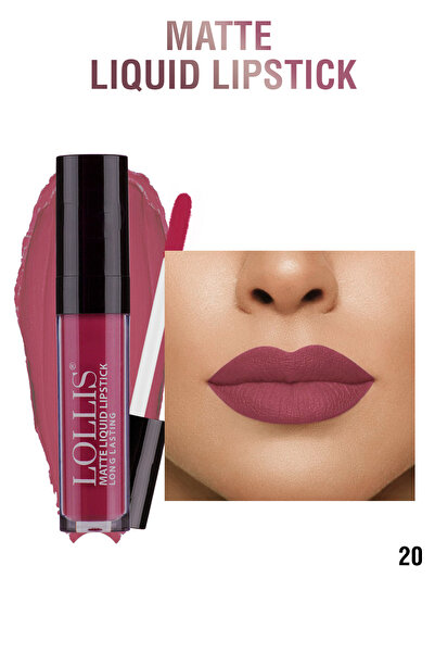 Lollis Matte Liquid Lipstick 20 / Mat Likit Ruj 20