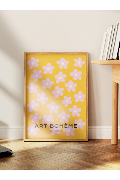 Postifull Estetik Duvar Posteri - Renkli Bohem Çerçevesiz Poster - Oturma Odası, Salon, Mutfak Duvar Dekoru