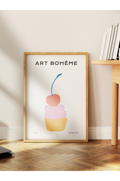 Postifull Πολύχρωμη αφίσα Bohemian Frameless - Αισθητική διακόσμηση τοίχου, γ...