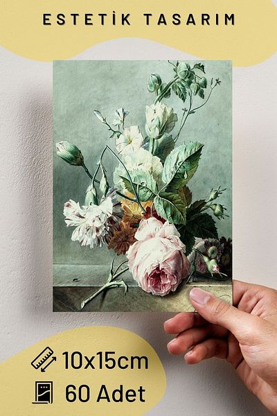 Postifull Vintage ρετρό σετ αφίσας - 60 τεμαχίων Duar Decor Collage και αυτοκόλλητη ταινία δώρο