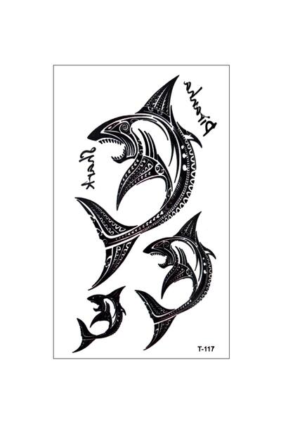 Mecit Tuhafiye KÖPEK BALIĞI KOL BİLEK VUCUT GEÇİCİ DÖVME