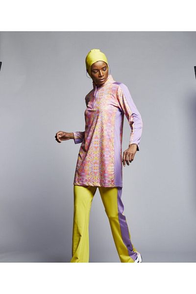 FD SPORTS T600.750 Model Patterned Tracksuit Top