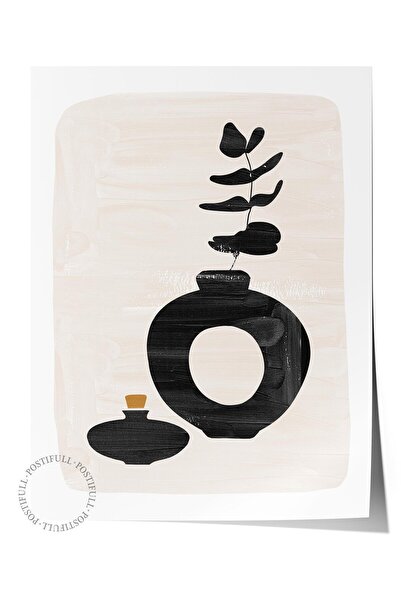 Postifull Siyah Beyaz Boho Duvar Dekoru, Çerçevesiz Poster, Çerçevesiz Duvar ...