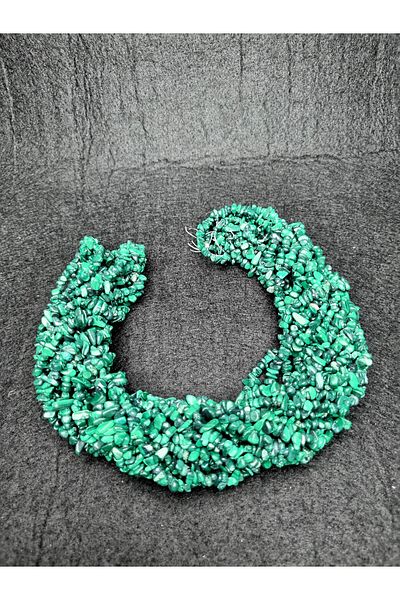 Yüksel Boncuk Fine Broken Stone Malahit Stone Natural Stone String