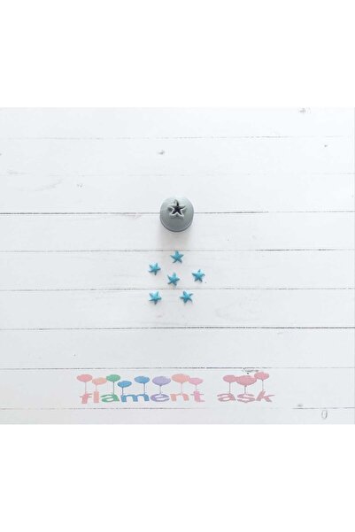 flament aşk Polimer Kil Micro Kesici Deniz Yıldızı 0.9 CM