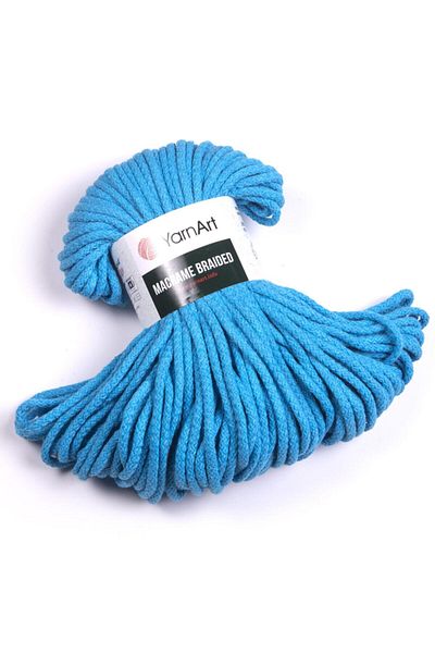 Yarnart Macrame Braided - Μακραμέ Χέρι Πλεκτό Νήμα Τιρκουάζ-763