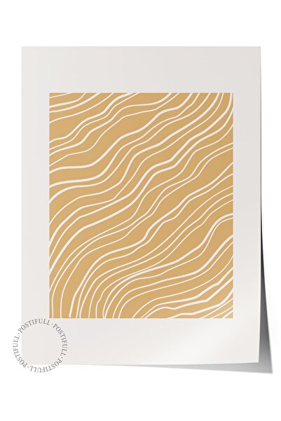 Postifull Φυσικές αποχρώσεις Boho διακόσμηση τοίχου, αφίσα χωρίς πλαίσιο, ζωγ...