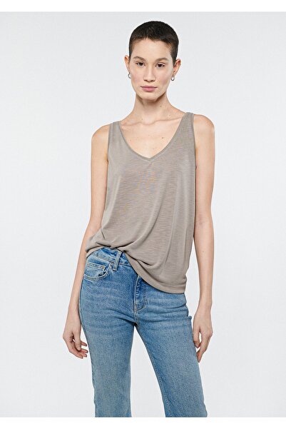 Mavi 1610423-70320 Μπλε Αμάνικο Βαμβακερό Χτενισμένο