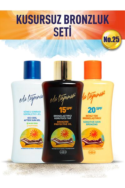 Eda Taşpınar مجموعة تان لا تشوبه شائبة رقم: 25 WhiteT+Spf15+Gel - EGX19-EGX17-EGX32