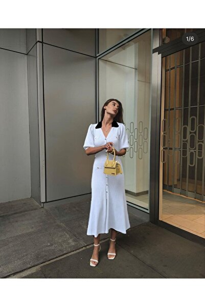 guller tekstil kadın Elbise triko öreme maxi boy