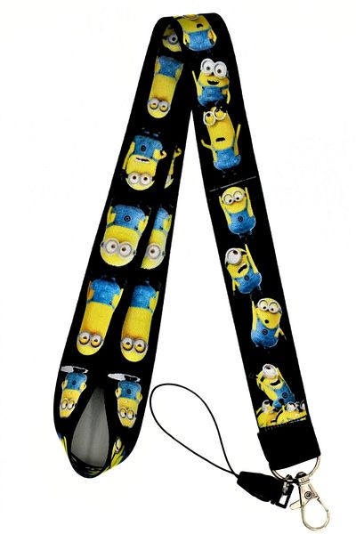 excarpin Suport personalizat pentru telefon și carduri cu șnur pentru gât pentru Minion 2